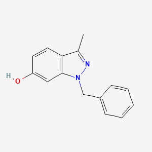 molecular formula C15H14N2O B8745713 1-Benzyl-3-methyl-1H-indazol-6-ol 