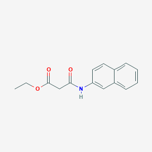 molecular formula C15H15NO3 B8745758 Ethyl 3-[(naphthalen-2-yl)amino]-3-oxopropanoate CAS No. 104330-62-3