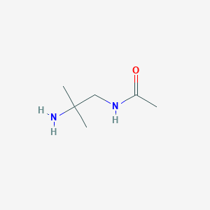 molecular formula C6H14N2O B8745795 N-(2-amino-2-methylpropyl)acetamide CAS No. 87484-88-6