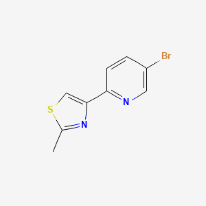 5-Bromo-2-(2-methyl-1,3-thiazol-4-yl)pyridine