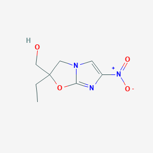 (2-Ethyl-6-nitro-2,3-dihydroimidazo[2,1-b][1,3]oxazol-2-yl)methanol