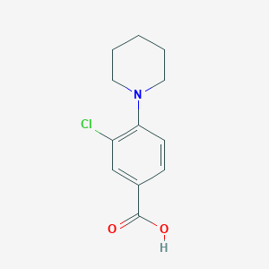 3-Chloro-4-(piperidin-1-yl)benzoic acid