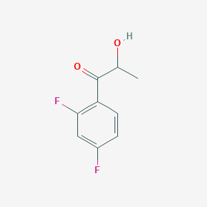 molecular formula C9H8F2O2 B8745829 1-(2,4-Difluorophenyl)-2-hydroxypropan-1-one 