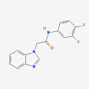 2-(1H-Benzimidazol-1-yl)-N-(3,4-difluorophenyl)acetamide