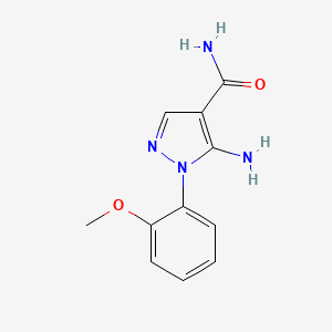 5-amino-1-(2-methoxyphenyl)-1H-pyrazole-4-carboxamide