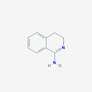 molecular formula C9H10N2 B8745916 3,4-Dihydro-isoquinolin-1-ylamine 