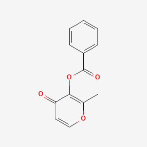 3-(Benzoyloxy)-2-methyl-4H-pyran-4-one