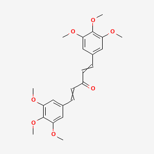 1,5-Bis(3,4,5-trimethoxyphenyl)penta-1,4-dien-3-one