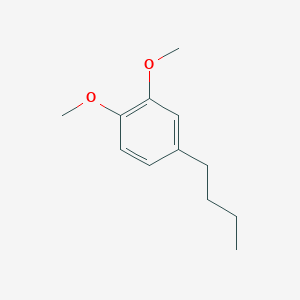 molecular formula C12H18O2 B8746100 4-Butyl-1,2-dimethoxybenzene CAS No. 59056-76-7