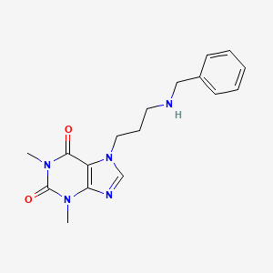 7-(3-(Benzylamino)propyl)-3,7-dihydro-1,3-dimethyl-1H-purine-2,6-dione