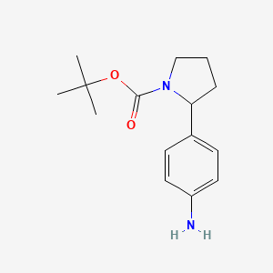 Tert-butyl 2-(4-aminophenyl)pyrrolidine-1-carboxylate