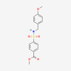 Methyl 4-(N-(4-methoxybenzyl)sulfamoyl)benzoate
