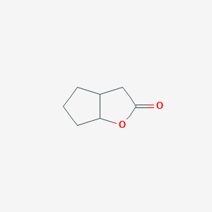 molecular formula C7H10O2 B8746209 hexahydro-2H-cyclopenta[b]furan-2-one CAS No. 5745-61-9