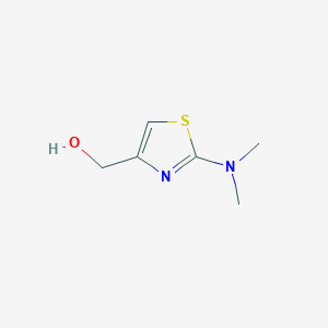 molecular formula C6H10N2OS B8746383 (2-(Dimethylamino)thiazol-4-yl)methanol 