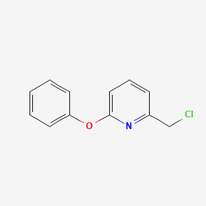 molecular formula C12H10ClNO B8746418 2-Chloromethyl-6-phenoxypyridine 