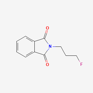 molecular formula C11H10FNO2 B8746433 2-(3-Fluoropropyl)isoindoline-1,3-dione CAS No. 252736-26-8
