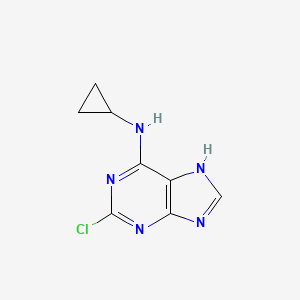 6-Cyclopropylamino-2-chloropurine