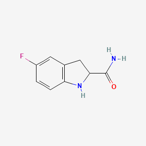 5-Fluoroindoline-2-carboxamide