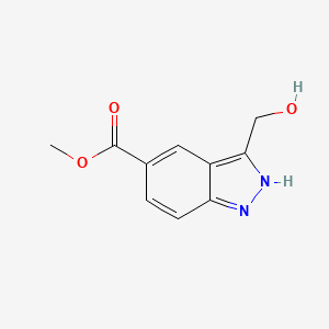 1H-Indazole-5-carboxylic acid, 3-(hydroxymethyl)-, methyl ester