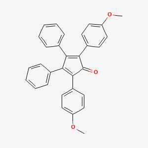 2,5-Bis(4-methoxyphenyl)-3,4-diphenylcyclopenta-2,4-dien-1-one