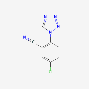 5-Chloro-2-(1H-tetrazol-1-YL)benzonitrile