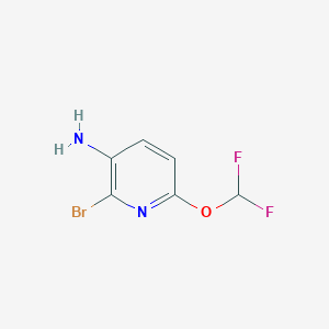 2-Bromo-6-(difluoromethoxy)pyridin-3-amine