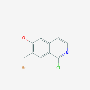 7-(Bromomethyl)-1-chloro-6-methoxyisoquinoline