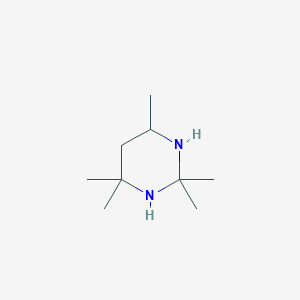 molecular formula C9H20N2 B8746601 2,2,4,4,6-Pentamethylhexahydropyrimidine CAS No. 53422-22-3