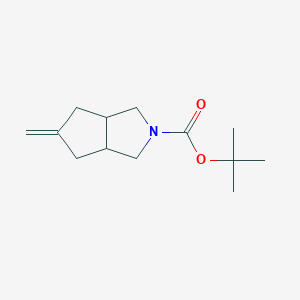 molecular formula C13H21NO2 B8746604 tert-Butyl 5-methylenehexahydrocyclopenta[c]pyrrole-2(1H)-carboxylate 