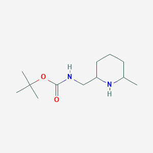 molecular formula C12H24N2O2 B8746608 rac-tert-butyl N-{[(2R,6R)-6-methylpiperidin-2-yl]methyl}carbamate, cis 