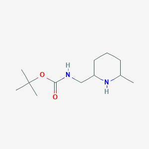Tert-butyl (6-methylpiperidin-2-yl)methylcarbamate