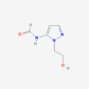 5-Formamido-1-(2-hydroxyethyl)pyrazole