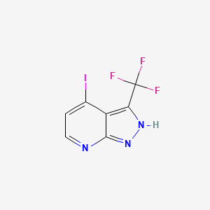4-Iodo-3-(trifluoromethyl)-1H-pyrazolo[3,4-b]pyridine