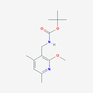 Tert-butyl [(2-methoxy-4,6-dimethylpyridin-3-yl)methyl]carbamate