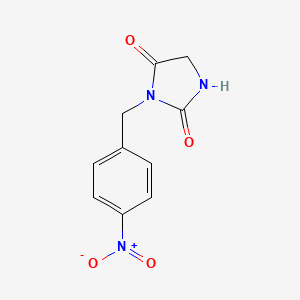 3-(4-Nitrobenzyl)imidazolidine-2,4-dione