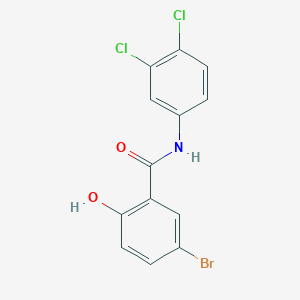5-bromo-N-(3,4-dichlorophenyl)-2-hydroxybenzamide