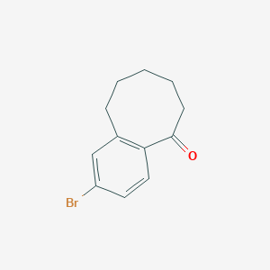 2-bromo-7,8,9,10-tetrahydrobenzo[8]annulen-5(6H)-one