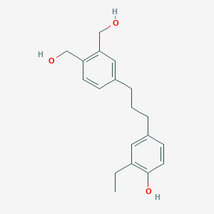 4-{3-[3,4-Bis(hydroxymethyl)phenyl]propyl}-2-ethylphenol