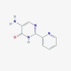 5-amino-2-(pyridin-2-yl)pyrimidin-4(3H)-one