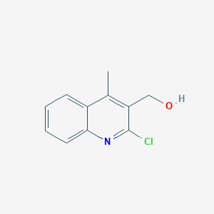 molecular formula C11H10ClNO B8746868 (2-Chloro-4-methylquinolin-3-yl)methanol 