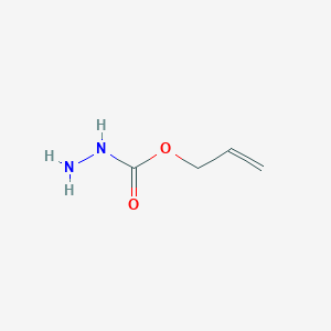 molecular formula C4H8N2O2 B8746890 Hydrazinecarboxylic acid, 2-propenyl ester CAS No. 98071-77-3