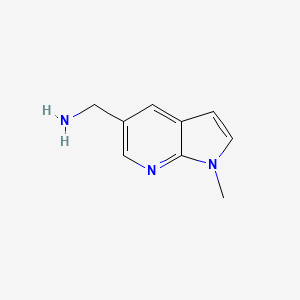 {1-methyl-1H-pyrrolo[2,3-b]pyridin-5-yl}methanamine
