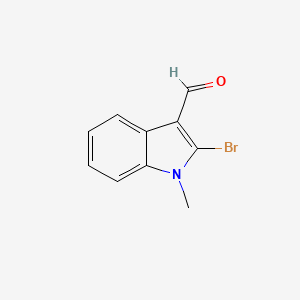 molecular formula C10H8BrNO B8746951 2-Bromo-1-methylindole-3-carboxaldehyde 
