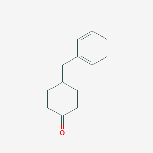 molecular formula C13H14O B8747024 4-Benzyl-2-cyclohexen-1-one CAS No. 81842-24-2