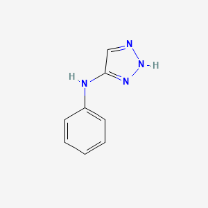 molecular formula C8H8N4 B8747056 Phenylaminotriazole 