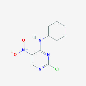 2-chloro-N-cyclohexyl-5-nitropyrimidin-4-amine