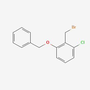 2-(Bromomethyl)-1-chloro-3-[(phenylmethyl)oxy]benzene