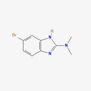 molecular formula C9H10BrN3 B8747092 1H-Benzimidazol-2-amine, 6-bromo-N,N-dimethyl- CAS No. 1008361-69-0