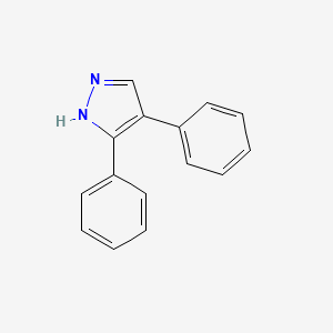 molecular formula C15H12N2 B8747116 3,4-Diphenylpyrazole CAS No. 24567-08-6