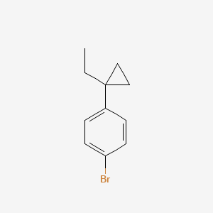 molecular formula C11H13Br B8747124 1-Bromo-4-(1-ethylcyclopropyl)-benzene 